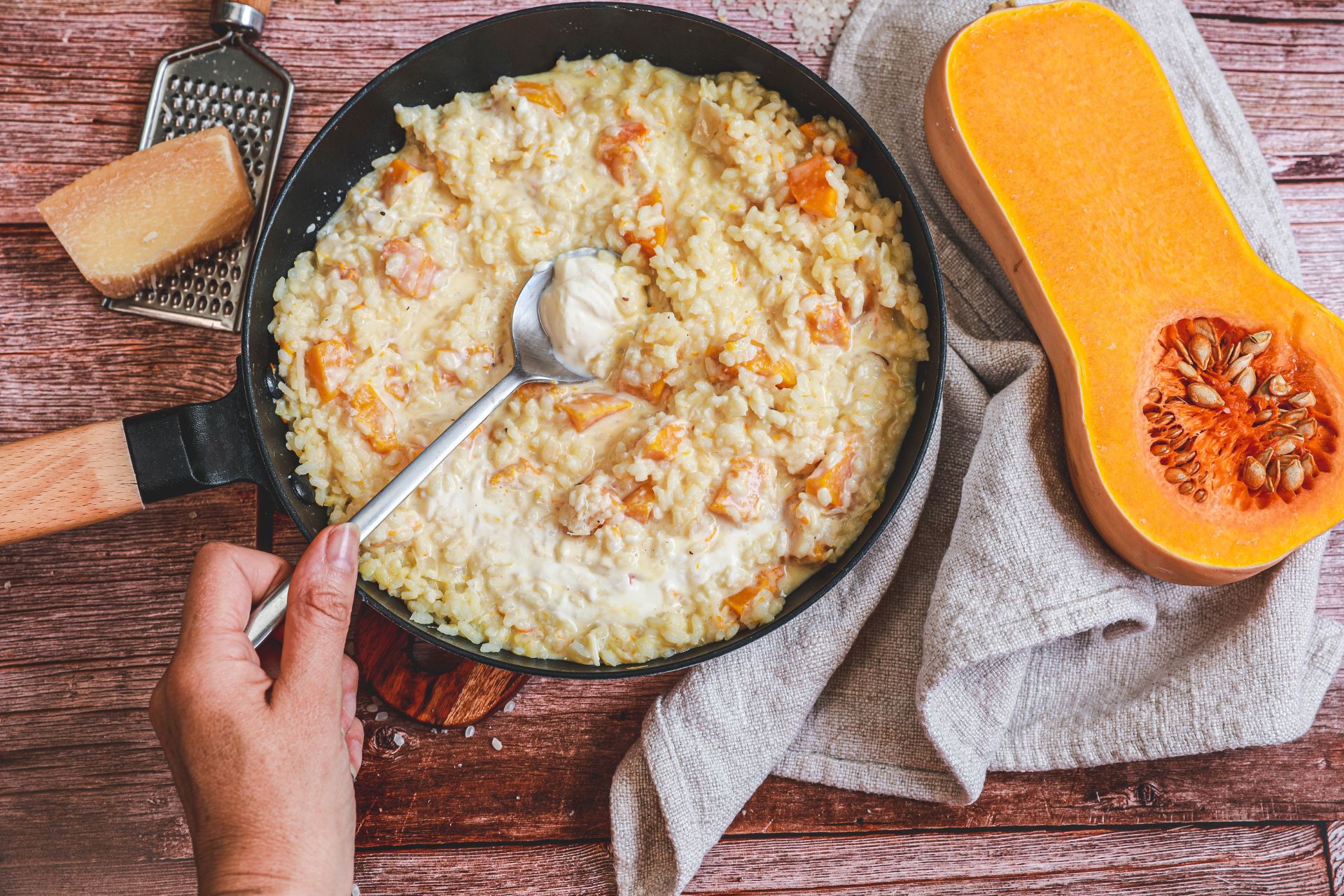 Risotto La Courge Butternut Recette Bio Quintesens